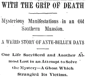 Screenshot of New York Times article on the Johnson Gosset Plantation